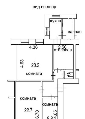 Снять 3-комнатную квартиру на Ермолаевский переулок, 7, метро Пушкинская, г. Москва