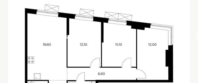 Аренда трехкомнатной квартиры на проезд Стройкомбината, 1, метро Озёрная, г. Москва