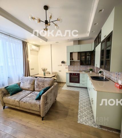 Аренда 2х-комнатной квартиры на улица Берзарина, 28Ак4, метро Панфиловская, г. Москва