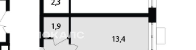 Сдам 1-к квартиру на улица Берзарина, 32к4.2, метро Панфиловская, г. Москва