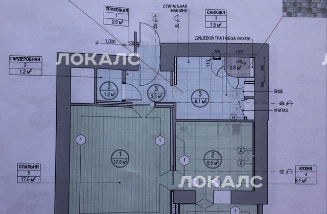 Снять 1-к квартиру на Донская улица, 33, метро Шаболовская, г. Москва