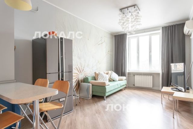 Аренда 1-комнатной квартиры на г Москва, 4-й Сыромятнический пер, д 3/5 стр 3, метро Чкаловская, г. Москва