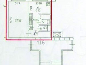 1-к кв. Санкт-Петербург Сиреневый бул., 8К1 (32.5 м²)