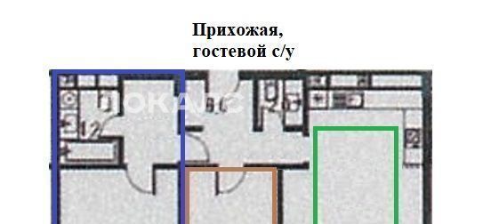 Сдается 3х-комнатная квартира на Павелецкая набережная, 6А, метро Пролетарская, г. Москва