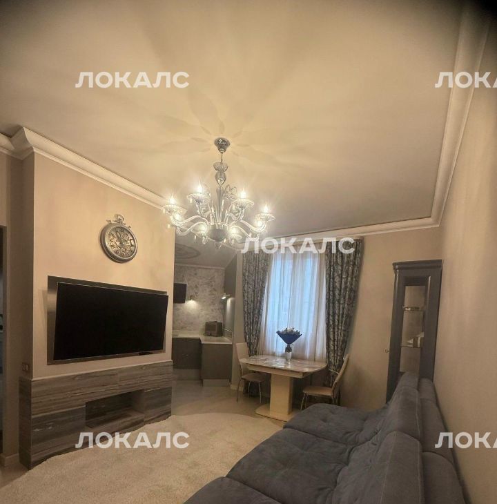 Сдается 3-комнатная квартира на Рублевское шоссе, 70к5, метро Молодёжная, г. Москва