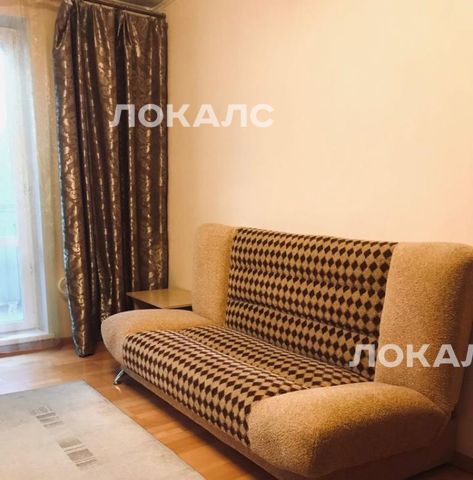 Сдам однокомнатную квартиру на Вокзальный переулок, 8К1, метро Войковская, г. Москва