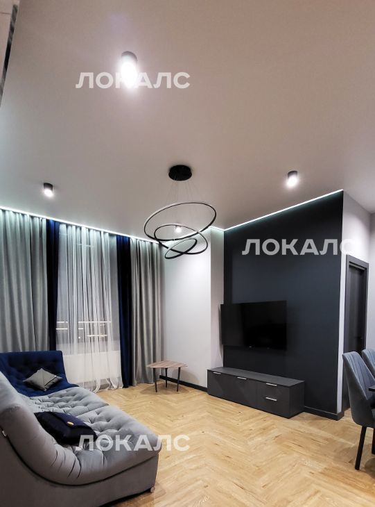 Сдам 3к квартиру на Шмитовский проезд, 39к8, метро Шелепиха, г. Москва