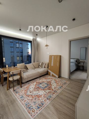 Аренда 1-комнатной квартиры на г Москва, Волгоградский пр-кт, д 32/5 к 3, метро Угрешская, г. Москва