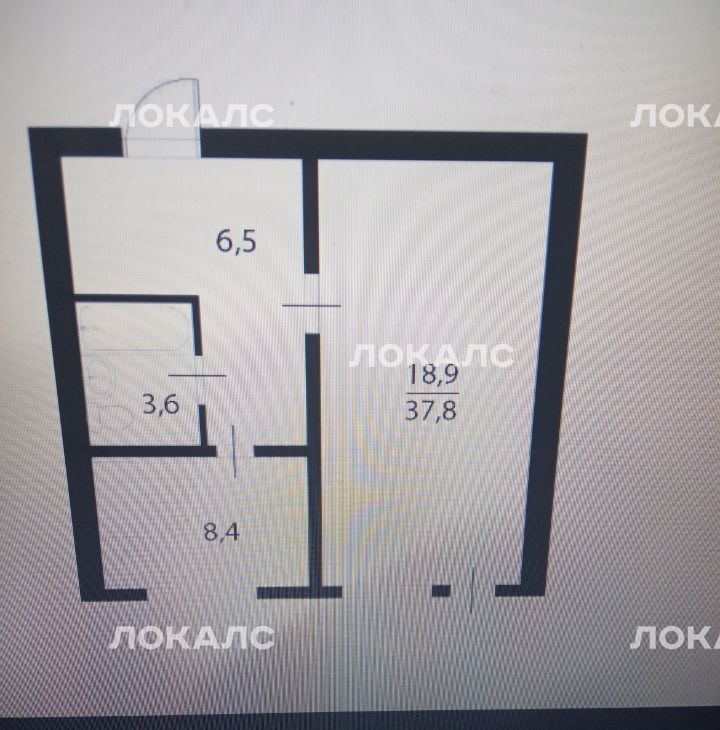 Снять 1-комнатную квартиру на Рублевское шоссе, 28К3, метро Молодёжная, г. Москва