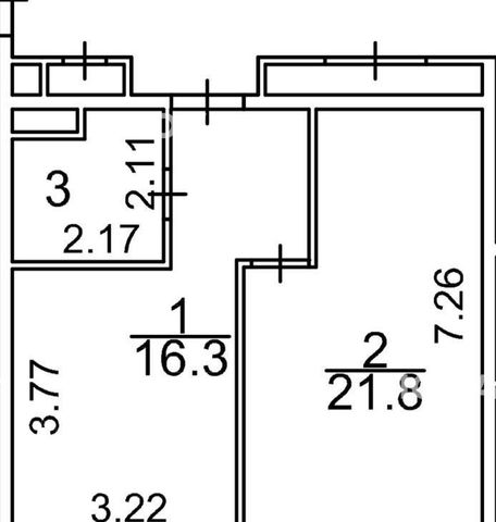 Сдается 2-к квартира на шоссе Энтузиастов, 1к1, метро Римская, г. Москва