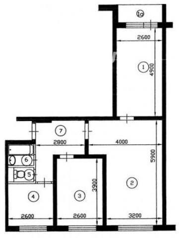 Сдается 3х-комнатная квартира на г Москва, проезд Шокальского, д 59 к 2, метро Медведково, г. Москва