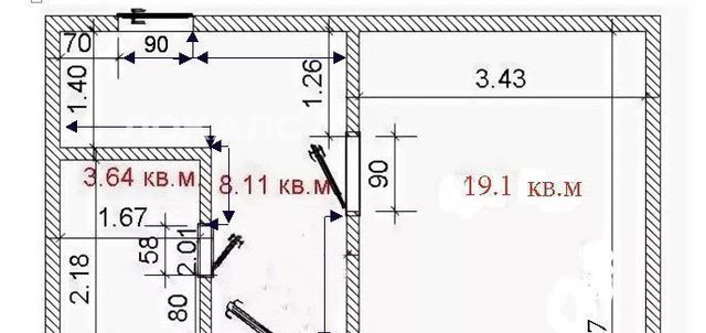 Аренда 1к квартиры на Дубнинская улица, 32К6, г. Москва