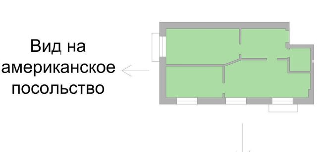 Сдаю 3к квартиру на Дружинниковская улица, 11/2, метро Баррикадная, г. Москва