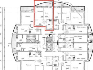 1-к кв. Красноярский край, Красноярск Ленинградская ул., 6 (34.5 м²)