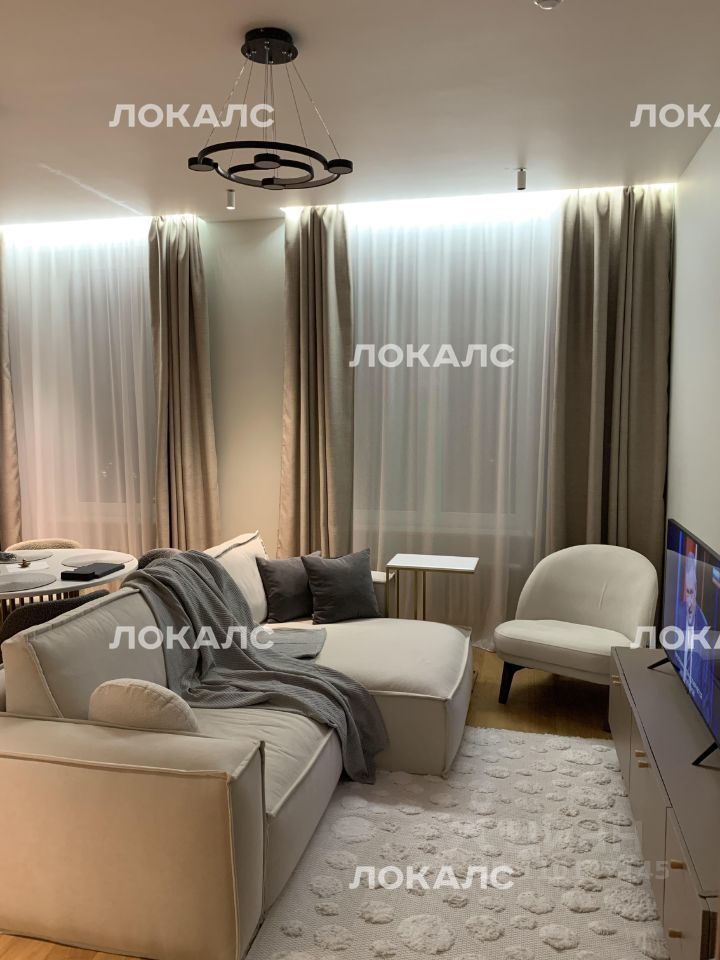 Сдам однокомнатную квартиру на улица Зорге, 9к1, метро Зорге, г. Москва