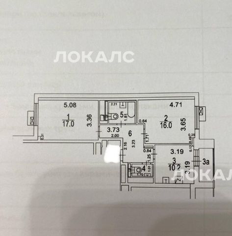 Снять 2-к квартиру на Очаковское шоссе, 7, г. Москва