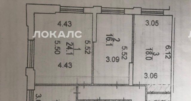 Снять 3-комнатную квартиру на Мукомольный проезд, 2, метро Шелепиха, г. Москва