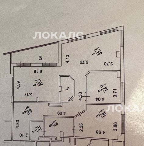 Снять 3х-комнатную квартиру на улица Шаболовка, 23, метро Шаболовская, г. Москва