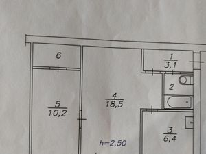 2-к кв. Красноярский край, Красноярск ул. Академика Вавилова, 43 (43.9 м²)