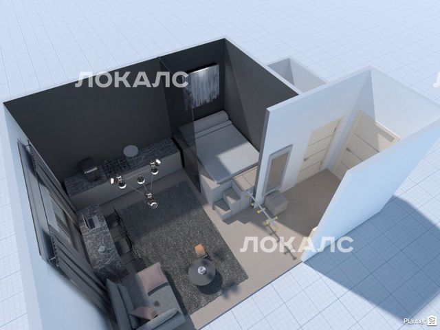 Сдается 1-к квартира на г Москва, Дмитровское шоссе, д 107 к 3, метро Селигерская, г. Москва