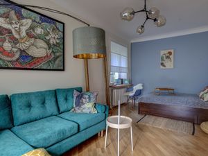 Уютная однокомнатная квартира в центре в зеленом дворе