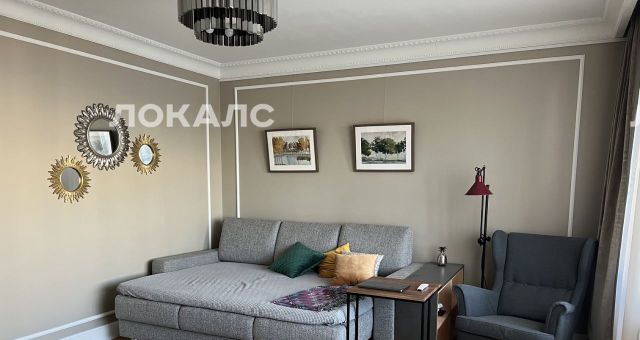 Аренда однокомнатной квартиры на улица Малая Полянка, 8, метро Серпуховская, г. Москва