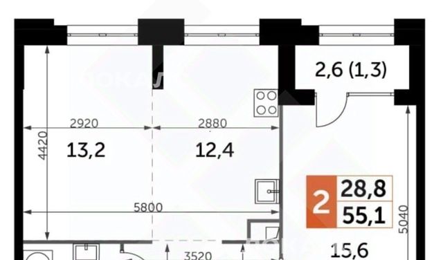 Сдам 2х-комнатную квартиру на Шелепихинская набережная, 40к2, метро Полежаевская, г. Москва