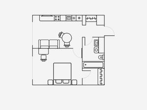 2-комнатная квартира: Екатеринбург, улица Шаумяна, 20 (40 м²)