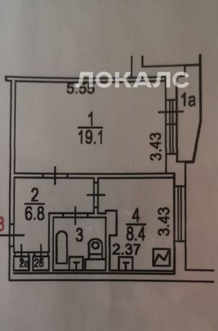 Снять 1-к квартиру на Балаклавский проспект, 5, метро Чертановская, г. Москва