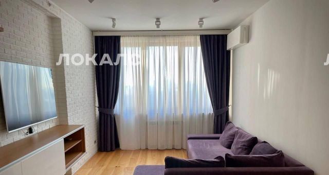 Сдается 1-комнатная квартира на Хорошевское шоссе, 12к1, метро Беговая, г. Москва