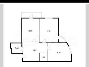 2-к кв. Краснодарский край, Краснодар Минская ул., 122/5 (68.4 м²)