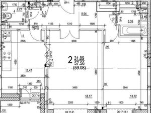2-к кв. Москва 6-я Радиальная ул., 7/1к2 (59.08 м²)