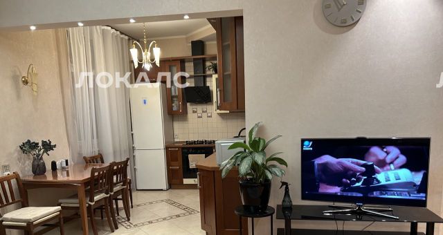 Аренда трехкомнатной квартиры на 3-я Фрунзенская улица, 14/37, г. Москва