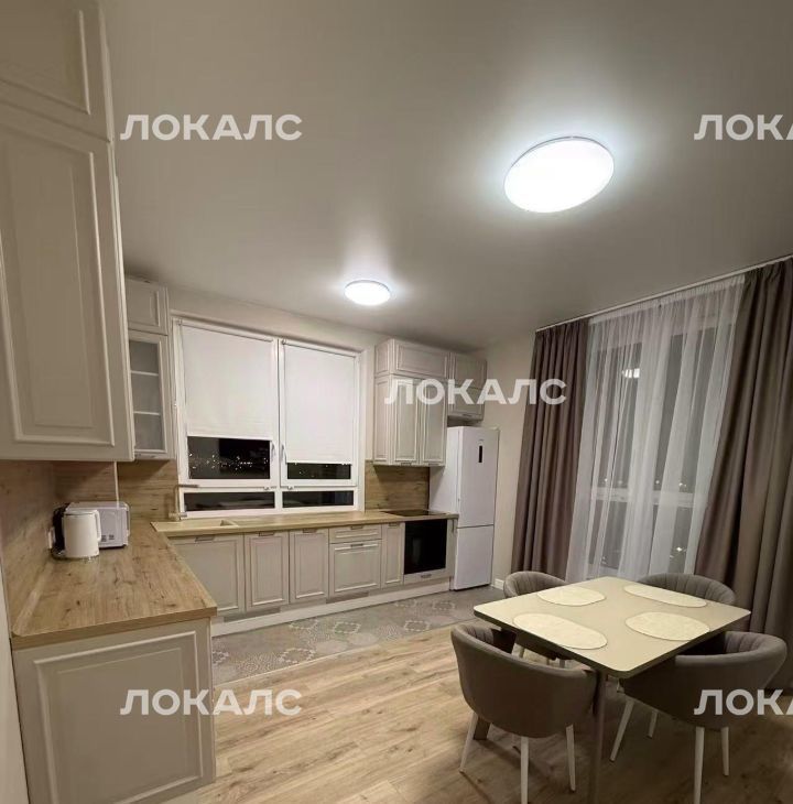 Сдается четырехкомнатная квартира на проспект Прокшинский, 7, метро Филатов Луг, г. Москва