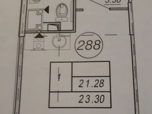 Студия Санкт-Петербург бул. Головнина, 10 (23.3 м²)