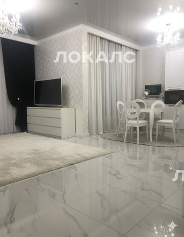 Сдается двухкомнатная квартира на г Москва, пер Докучаев, д 2 стр 3, метро Красные ворота, г. Москва