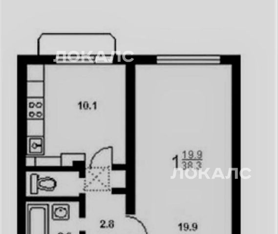 Снять 1-комнатную квартиру на Маломосковская улица, 21к4, метро Алексеевская, г. Москва