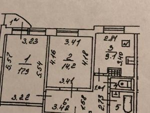 2-к кв. Москва Строгинский бул., 26К4 (55.0 м²)