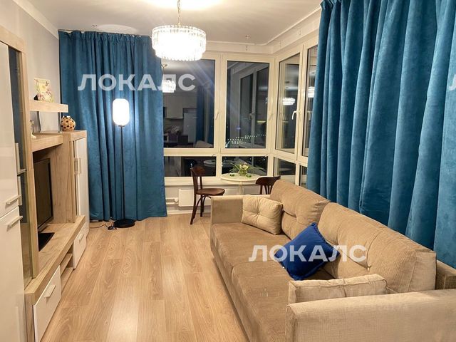 Сдается двухкомнатная квартира на Волоколамское шоссе, 24к2, метро Войковская, г. Москва