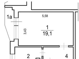 1-к кв. Москва Новочеремушкинская ул., 52К2 (39.0 м²)