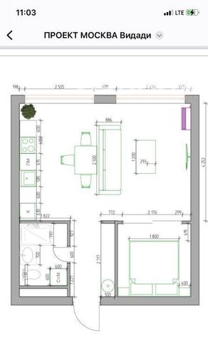 Сдается 1-к квартира на улица Годовикова, 11к2, метро Алексеевская, г. Москва