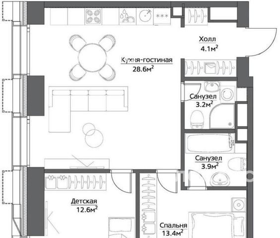 Сдается 3к квартира на Дмитровский проезд, 1, метро Тимирязевская, г. Москва
