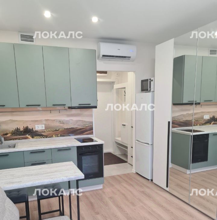 Снять однокомнатную квартиру на Озерная улица, 44, метро Озёрная, г. Москва