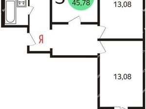 3-комнатная квартира: Москва, улица Липчанского, 9 (76 м²)