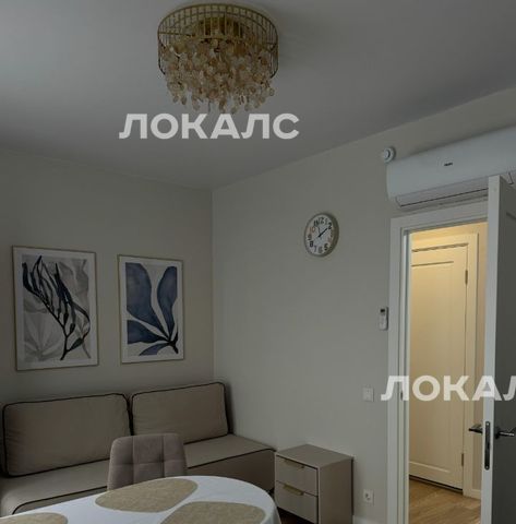 Аренда двухкомнатной квартиры на улица Аэростатная, 15к9, г. Москва