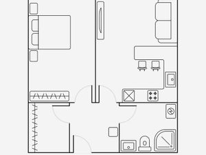 2-комнатная квартира: Москва, улица Василисы Кожиной, 13 (47 м²)