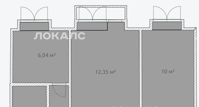 Сдается 2х-комнатная квартира на улица Константина Царева, 14, метро Стрешнево, г. Москва