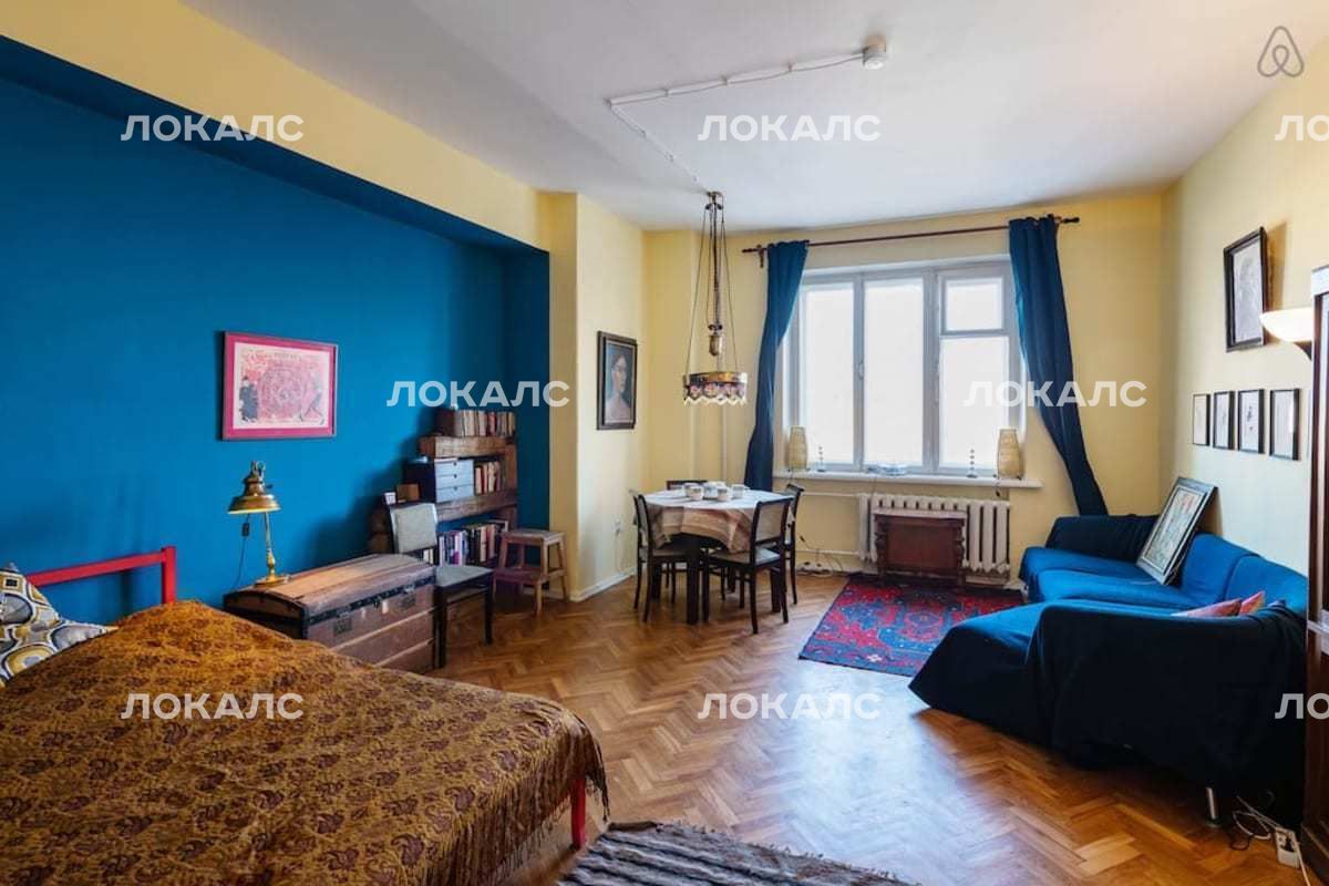 Сдам 1к квартиру на г Москва, Малый Патриарший пер, д 5 стр 1, метро Маяковская, г. Москва