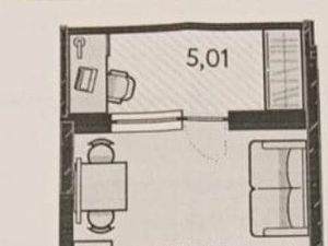 Студия Краснодарский край, Краснодар ул. Им. Александра Гикало, 11к2 (21.0 м²)