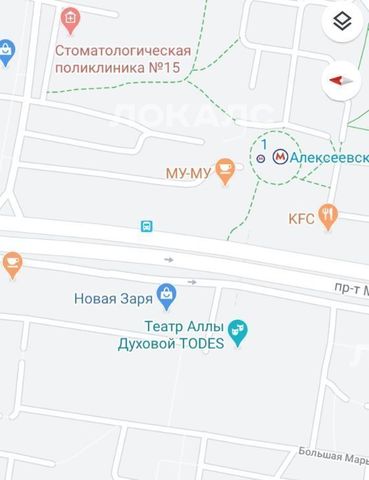 Сдаю 2х-комнатную квартиру на улица Годовикова, 16, метро Рижская, г. Москва